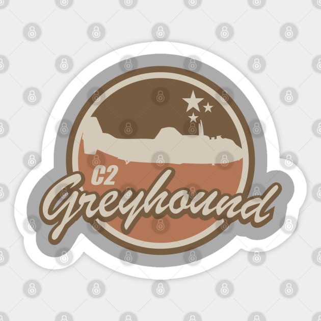 C-2 Greyhound COD (subdued) Sticker by TCP